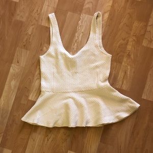 Anthropologie Peplum Tank
